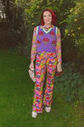Psychedelic Shirt and Trousers + Style With a Smile Link Up