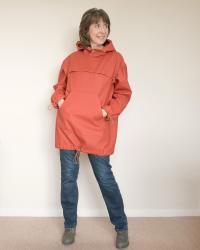 Burnt Orange Neya Raincoat By Vikisews