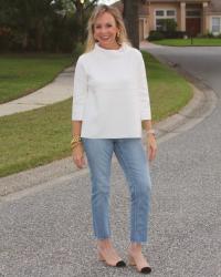 Jackie Sweater & Jeans: Trendy & Chic