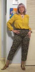 Mustard Energy Boost and Brocade With Silly Pockets