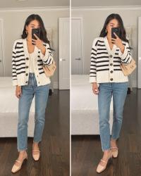 Sézane Reviews: Cardigans + Trench Coat