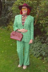 Green Trouser Suit + Style With a Smile Link Up