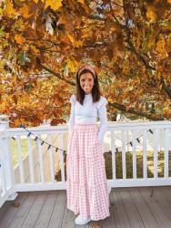 Pink Gingham Barbie Outfit
