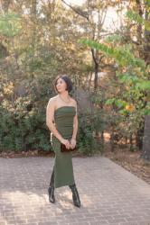 Fall Wedding Guest Dress for Petites