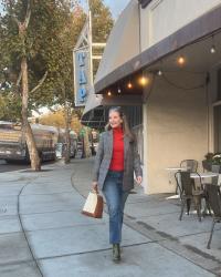 Fall Outfit + Red Velvet Latte