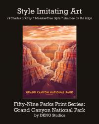 Fifty-Nine Parks Print Series: Grand Canyon National Park by DKNG Studios | Style Imitating Art