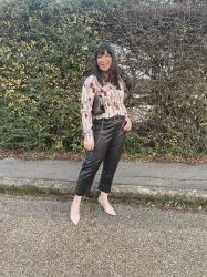  Styling my Faux Leather Trousers  - Chic & Stylish #LINKUP