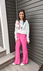 Merry and Bright Tinsel Sweater