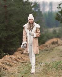 Shearling-Mäntel als Eyecatcher im Winter