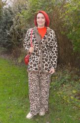Double Leopard Print With a Touch of Red + Style With a Smile Link Up