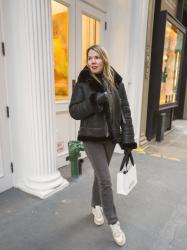 What I wore in New York City in January