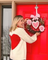 DIY Valentine Wreath Tutorial