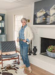 Chambray Shirt and Jeans – A Perfect Winter Outfit