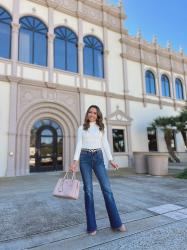 Casual Outfit: Petite Friendly Flare Jeans
