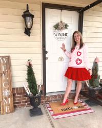 Valentine’s Day Porch Refresh