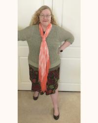 Fall Colors in Spring Outfit for SIA: Fernando Botero + DIY Jewelry