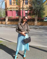 PLUS 30 WAYS TO WEAR A BABY BLUE DRESS AND LEOPARD HEELS (OUTFIT POST, MOSTAR) 