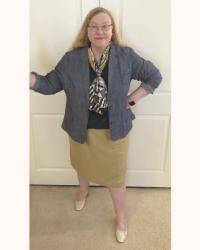 How to Style a Secondhand Silk Skirt and Scarf for Summer With the Thrifty Six