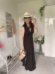 What to wear with a Black Maxi - Chicandstylish #Linkup