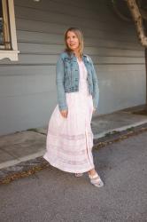 The LoveShackFancy Edie dress vs. a Gap dupe