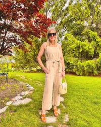 What to Wear with a Linen Jumpsuit