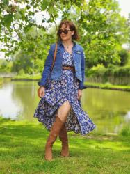 La veste en jean, une pièce indémodable ! Mon look bohème chic !
