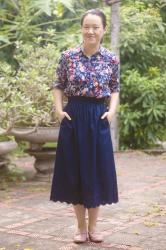 Navy Roses