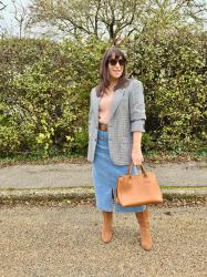 Denim Skirt from cotton Traders - Chic & Stylish Link up.