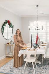 A Festive Christmas Tablescape for a Holiday Brunch
