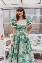 Winter Green Toile