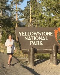 Our Road Trip to Yellowstone:  Old Faithful