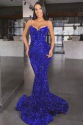 Shine Bright on Prom Night with Sequins Prom Dresses from Hidais