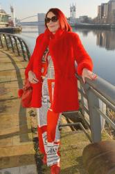 Letter Print Trouser Suit + Style With a Smile Link Up