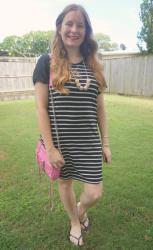 Printed Dresses, Redyed Pink Rebecca Minkoff Mini MAC Bag