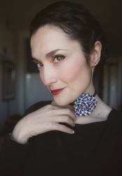 Tutorial collar flor de tela