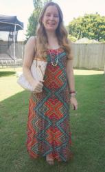 Dresses and Louis Vuitton Damier Azur Neverfull Tote Bag