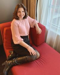 How to Style Pink or Red with Ageless Style