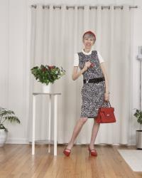 Sixties Mod Look in Black and White