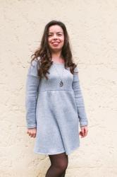 Coudre une robe en maille facile : le modèle Mésange