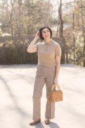 How to Style Gingham Trousers This Spring (Effortless & Chic!)