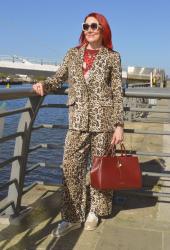 Leopard Print Trouser Suit + Style With a Smile Link Up