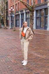 Spring Style: Neutrals with a Pop of Orange