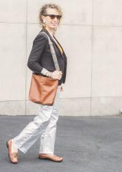 What To Wear Under A Blazer-Casual Options