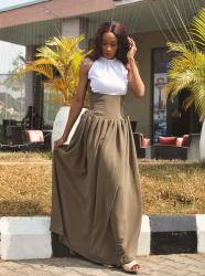 HOW TO STYLE A HALTER NECK DRESS