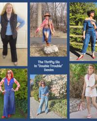 Double Trouble Denim – April’s Thrifty Six