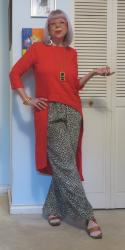 Pebble Pants, a Red Tunic and a Sandal Scandal