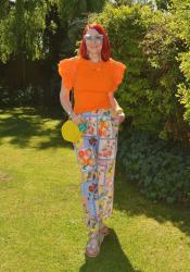 Summer Fruit Print Trousers + Style With a Smile Link Up