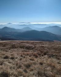w górach: Bieszczady późną jesienią