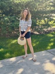 Keep Calm and Cardi On: Summer Looks with a Short Sleeve Cardigan & Linkup