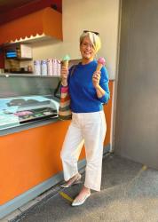 Midlife outfits for sunny weather & styling tips